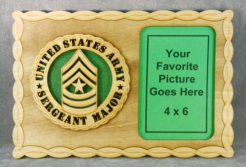 Sergeant Major Picture Frame